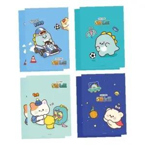 핑크풋 신학기 쪼꼬미 5칸 노트 저학년 블루 (8권세트)