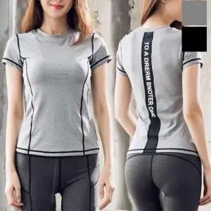 KJN-S59 여자반팔티레쉬가드요가복 W11DBD6