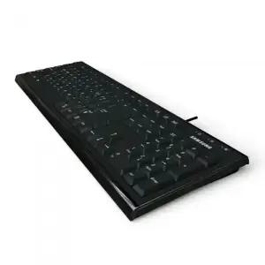 삼성 유선 키보드 SPA-JKABUB 블랙 USB 06키 저소음 무소음 사무용