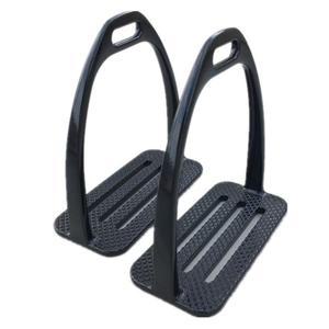 스테인리스 스틸 승마 등자 5인치 블랙 장비 4바 실버