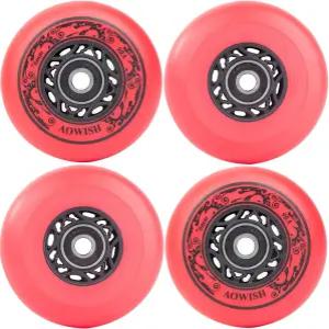 AOWISH 인라인 스케이트 휠 야외 아스팔트 포뮬러 공격적인 롤러 블레이드 90a 베어링 ABEC-9 및 플로팅