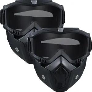 에어소프트 마스크 풀페이스 페인트볼 오토바이 전술 스키 고글 탈부착 가능