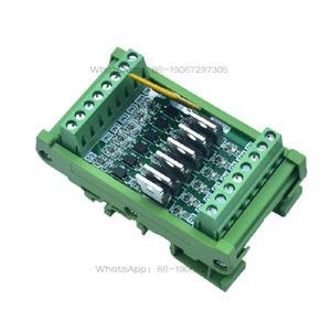 -4/6/8/10/12/16/20 채널 PLC DC 출력 증폭기 트랜지스터 모듈 IO 보드 제어 옵토커플러 절연 PNP 12-24V