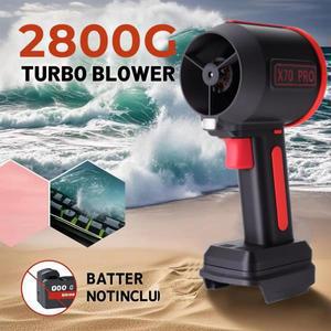 X70Pro 1500W 터보 블로워 제트 팬 70MM 브러시리스 모터 2800g 추력 강력 에어 자동차 제설기 (마키타//밀
