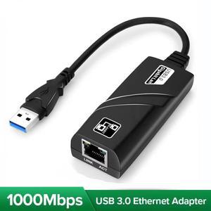 USB 3.0 유선 C타단자 - RJ45 케이블 1000Mbps 랜 이더넷 어댑터 네트워크 카드 (노트북 PC 윈도우 10 11 1