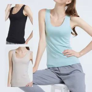 여름 나시티 여성 슬리브리스 민소매 런닝 티셔츠