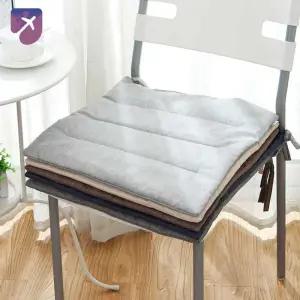 방수 일식 식탁방석 끈달린 의자방석 얇은 의자 북유럽