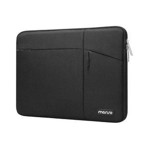 [미국배송] MOSISO 노트북 슬리브 백 맥북호환 에어 /프로 호환 1313.3인치 노트북 프로 14인치 M5 M4 M3 M2 M1 20252021 수평 수직 및 우측 베벨 포켓 블랙