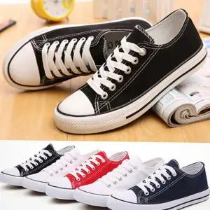 남성 단화 캐주얼 로우 데일리 남성 스니커즈 단색 캔버스화 컨버스 운동화 끈단화 천단화
