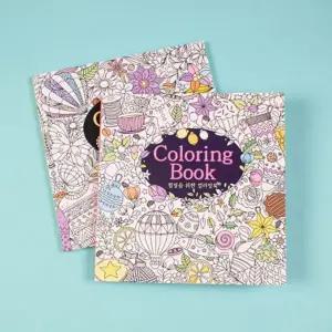 꽃 컬러링 북 취미용 만다라 성인 힐링 컬러링 북 스트레스 해소 성인용 어른용 공부 색칠 어른 그림 미술