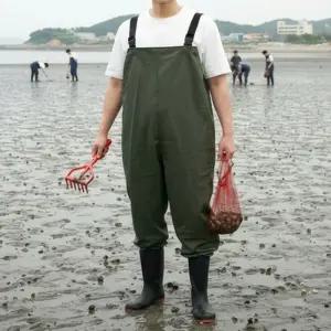 싸파 웨이더 낚시 가슴 장화 255 카키 갯벌 해루질/작업/멜빵/농사/작업복/낚시용/전신/모내기/낙시/농사용