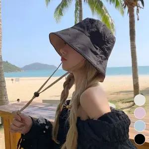 여성 리버시블 양면 착용 가능 베이직 디자인 버킷햇