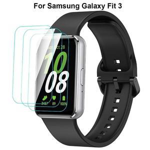samsung 호환 Galaxy Fit 3 용 하이드로 겔 필름 안티 스크래치 소프트 TPU Clear Smartwatch 화면 보호기
