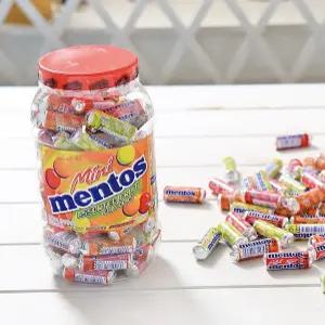 멘토스 미니 화이트데이선물 푸르티 100입 사탕 사무실 간식 선물 화이트데이