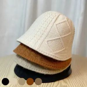 비욘드라이프 간절기 니트 유니크 무늬 버킷햇 URD-245