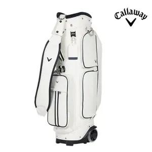 [캘러웨이] 우먼스 딜라이트 여성용 골프 바퀴형 캐디백 화이트