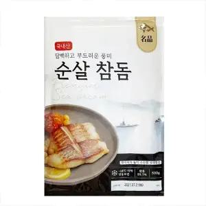부드러운 순살 참돔 필렛 구이용 500g 1팩