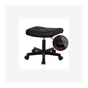 바퀴 블랙 회전 사각 도르래형 보조 회전의자 의자 조절이 스파 흰색인 등받이없는 카미르 보조의자 가능한