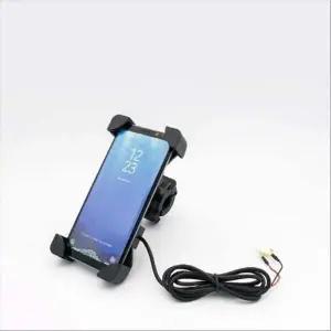 오토바이 자전거 스마트폰 충전 거치대 USB 포트 내