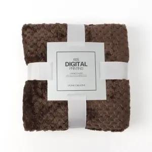 이불 이시아르 브라운 극세사 무릎담요 150x200cm 휴대