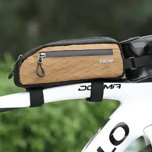 (선택사항 프레임가방 탑튜브 나무색)런버드 자전거 탑튜브 가방 프레임 로드자전거가방 수납가방 핸들바