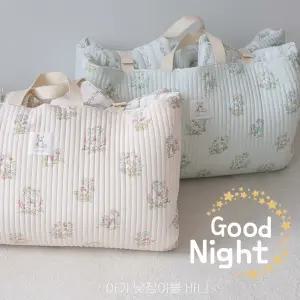 2026SS 송화침장 알러지케어 하니 유아 낮잠이불 베게솜 어린이집 비건옥수수솜 모달100