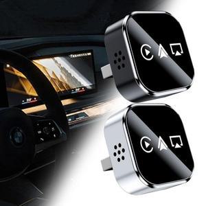 2025 3 in 1 무선 카플레이 에어플레이 어댑터 안드로이드 오토 WiFi 블루투스 5 USB 플매트 카펫 러그 앤