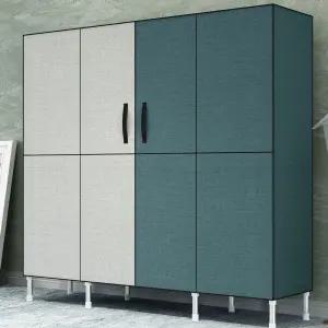 옷장 수납 자취방 침실 87 그레이블루 간이 철제 비키니옷장