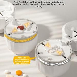 휴대용 알약 커팅기 4등분 판촉물 큰알약 약절단기 분할기 그린 정확한 다용도