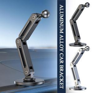 휴대폰 거치대 범용 볼 조인트, 금속 알루미늄 합금, 자동차 마운트 접착 베이스 액세서리, 확장 중앙