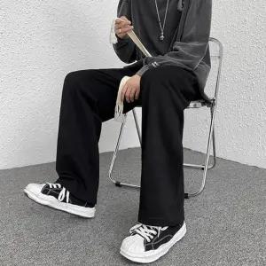 2컬러 스트릿 남성 트레이닝 와이드팬츠 KGN5+6pzO