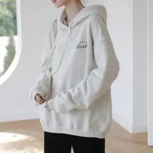 기모 오버핏 후드티 여성사가면 겨울 후드