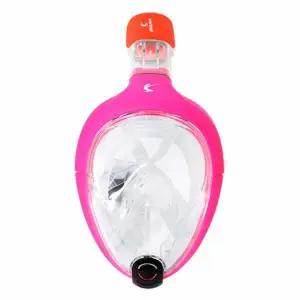 스노클마스크 스노쿨링마스크 핑크 수경 S.M 물안경
