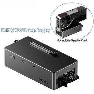 AOOSTAR AG02/AG01 EGPU 도크 (OCulink/USB4 포트 포함) - 노트북용 PCIe 4.0 x4 고속 외장 그래픽 카드 (