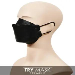 프리미엄 KF94 3D입체 블랙마스크 대형 1매 Fhn2+1LxJ