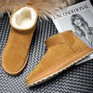 남성 3컬러 겨울 따뜻한 심플 숏부츠 털부츠 앵클부츠 남자겨울신발 방한신발 캐주얼슈즈