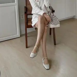 베이직 각코 발등 스트랩 메리제인 플랫 여자 플랫 4fY 여자플랫 여자단화 여성플랫