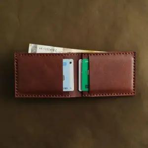 수제 지폐높이 가죽 지갑 오일풀업 브라운 WFE03AD