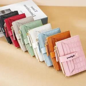 가죽 가방 패턴 로고 반지갑 WF89EA7