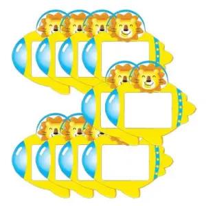 우주선 어린이 이름표 노랑 10개입 1P 어린이집 가방 유치원 네임택 WFMHVIT