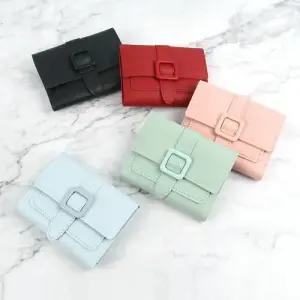 벨트 버튼 반지갑 WDE1F12