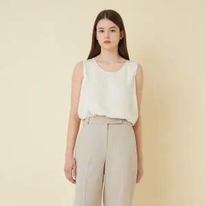 [LINE](대전신세계)[라인어디션]슬리브리스 라운드넥 탑 NVTPPD9900