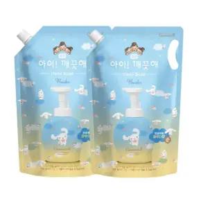 아이깨끗해X시나모롤 핸드워시 순향 리필 1.8L 2개