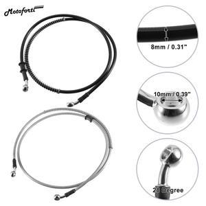 자동차 유압 브레이크 라인 오일 파이프 피팅 100cm 200cm 길이 28 AN3 M10 블랙 그레이