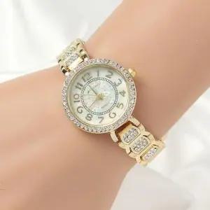 아워타임 여성 손목시계 골드메탈시계 WFF9E5F