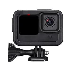 13 12 11 10 9 호환 액션캠 범퍼 보호 케이스 충전 커버 캡 대 마이크 마운트