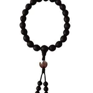 천연 무나무열매 염주팔찌 단주 불교 연꽃 목