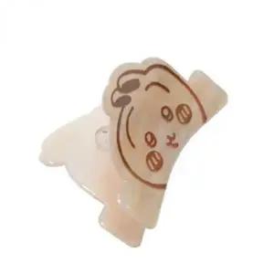 치이카와 먼작귀 헤어 집게핀 5EA얼굴 헤어핀