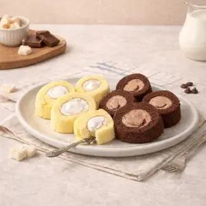 삼립 쫀쫀 크림 모찌롤 110g 우유2개+초코2개