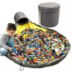 수납 장난감 정리 가방 보관 블럭 정리함 놀이 매트